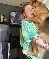 Sarah K. with her Belgian Malinois